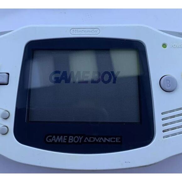 Nintendo Game Boy Advance Console White & 3 Games Tested New Screen Lense - Picture 5 of 6